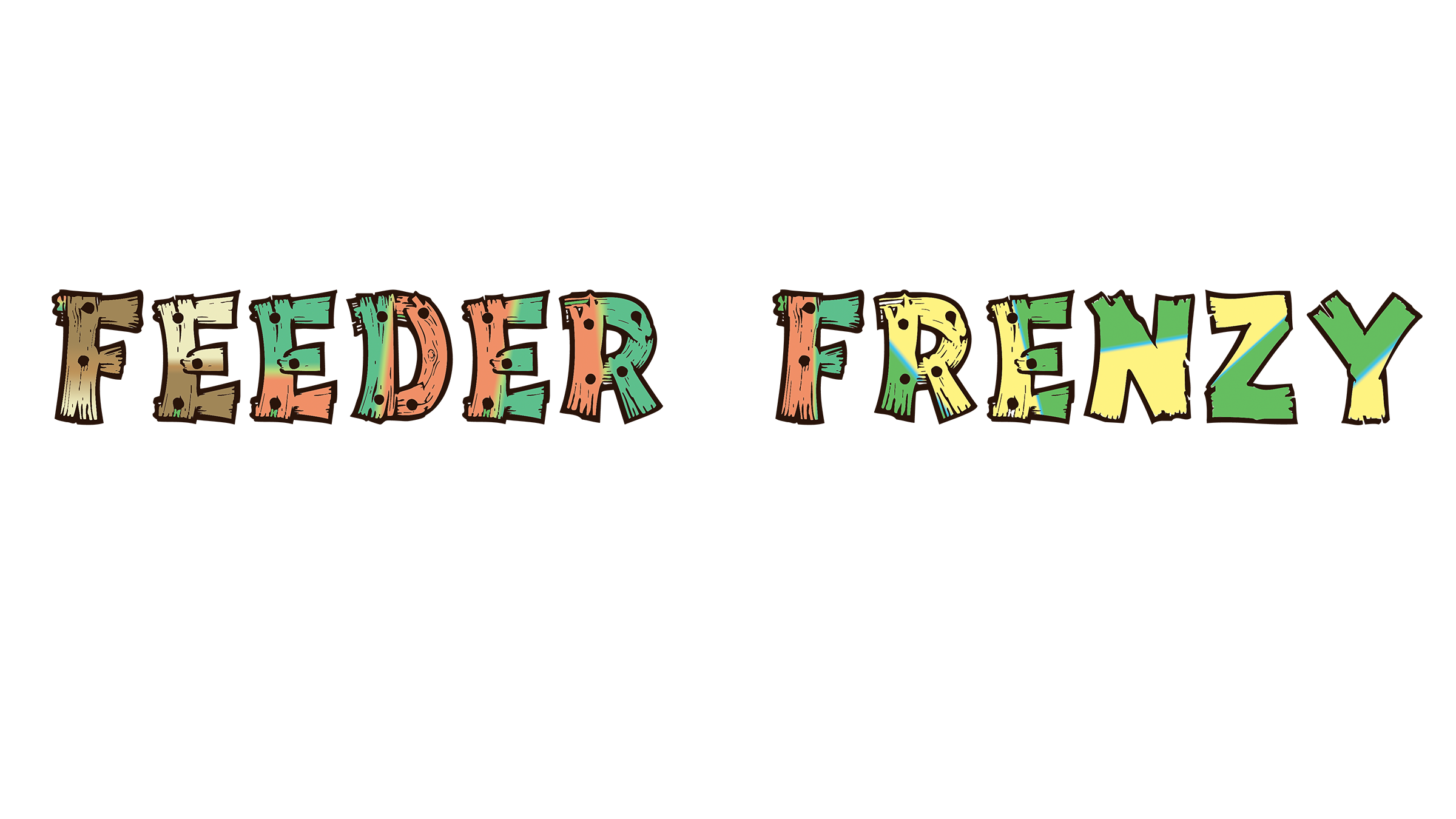 Feeder Frenzy multi color banner